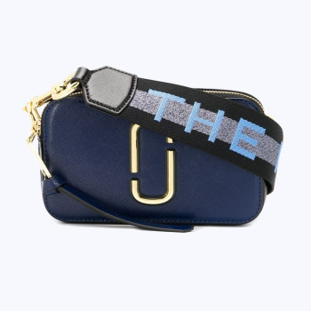 Marc Jacobs Logo Strap Snapshot New Blue Sea Multi