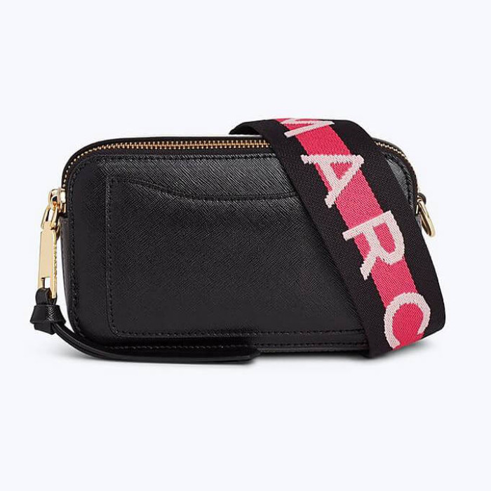 Marc Jacobs Logo Strap Snapshot Black Multi