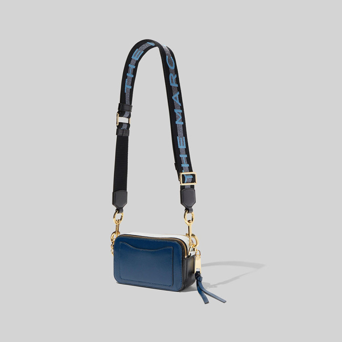 Marc Jacobs Logo Strap Snapshot New Blue Sea Multi