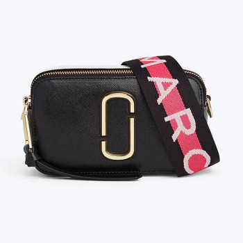 Marc Jacobs Logo Strap Snapshot Black Multi