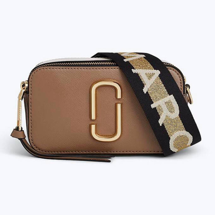 Marc Jacobs Logo Strap Snapshot French Grey Multi