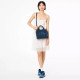 Сумка-тоут Marc Jacobs THE LEATHER SMALL TOTE BAG BLUE SEA