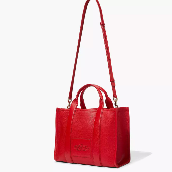 Сумка-тоут Marc Jacobs THE LEATHER MEDIUM TOTE BAG TRUE RED