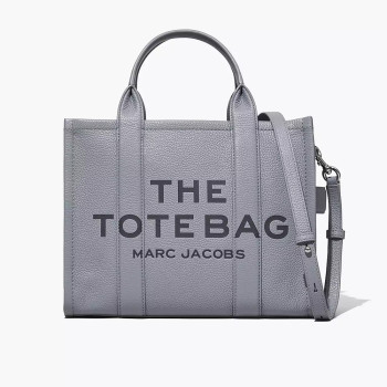 Сумка-тоут Marc Jacobs THE LEATHER MEDIUM TOTE BAG WOLF GREY