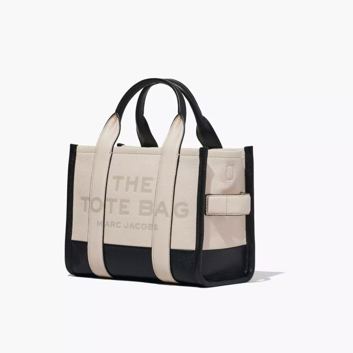 Сумка-тоут Marc Jacobs THE LEATHER COLORBLOCK MINI TOTE BAG IVORY MULTI