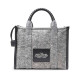 Сумка-тоут Marc Jacobs THE FELT FLANNEL MEDIUM TOTE BAG HEATHER GREY