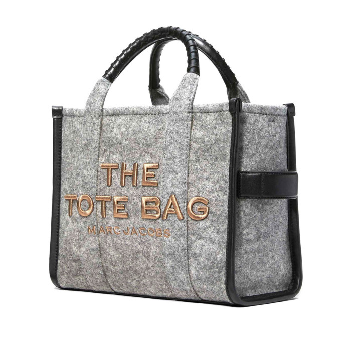 Сумка-тоут Marc Jacobs THE FELT FLANNEL MEDIUM TOTE BAG HEATHER GREY