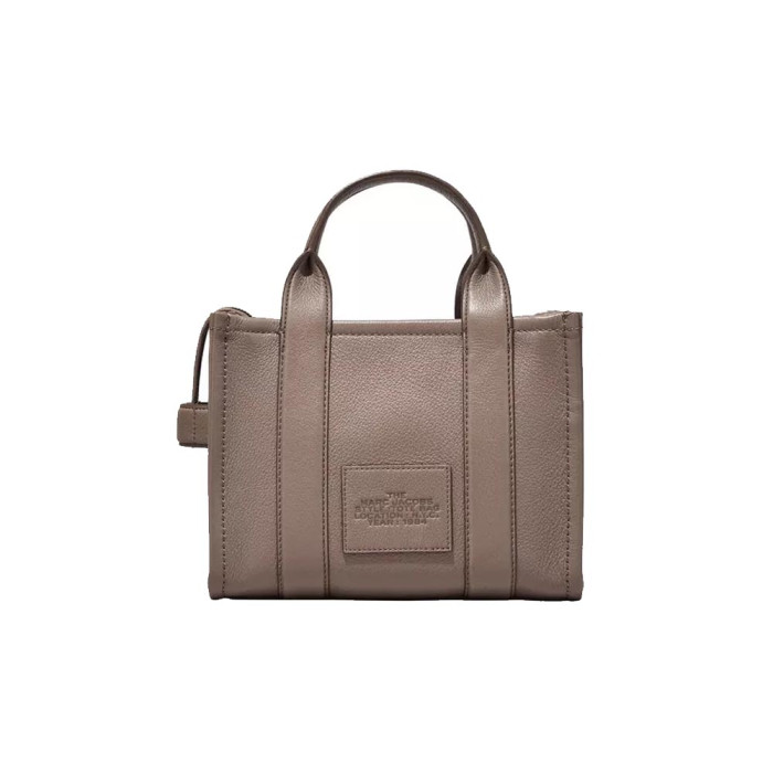 Marc Jacobs The Leather Small Tote Bag - Cement