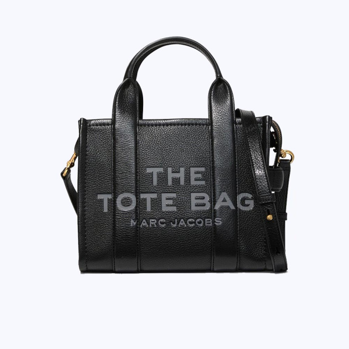 Marc Jacobs The Leather Small Tote Bag - Black